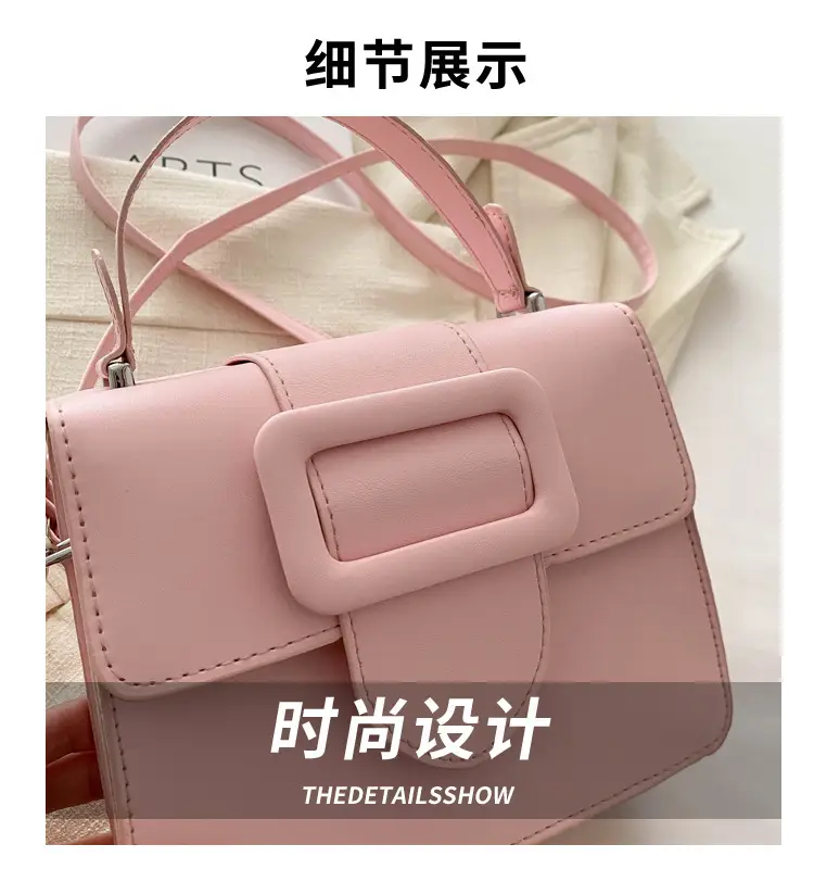 White Korean Style Crossbody Bag for Women — feature 2