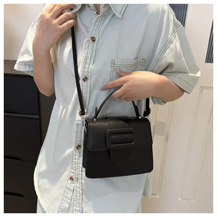 White Korean Style Crossbody Bag for Women — feature 24