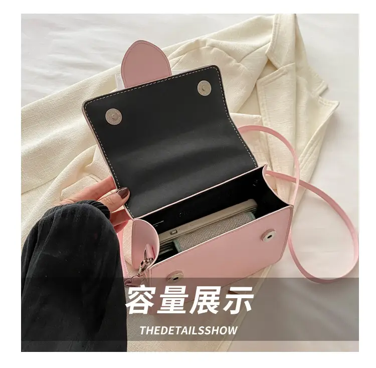 White Korean Style Crossbody Bag for Women — feature 6