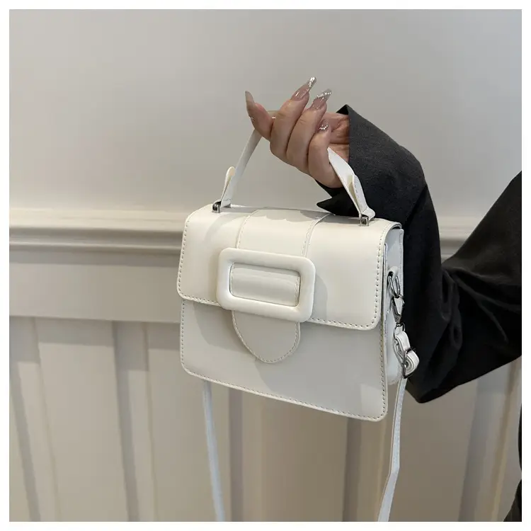 White Korean Style Crossbody Bag for Women — feature 8