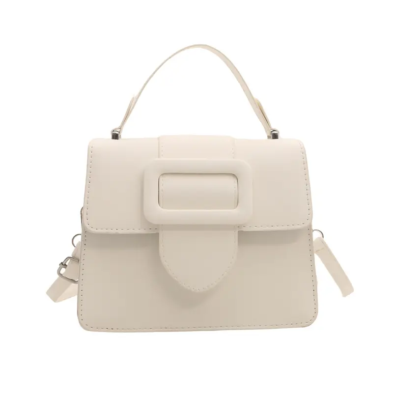 White Korean Style Crossbody Bag for Women