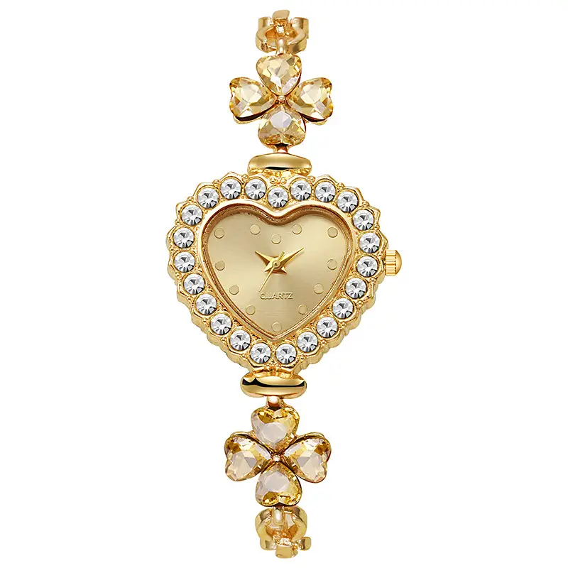 Heart Shaped Diamond Bracelet Watch for Women — feature 10
