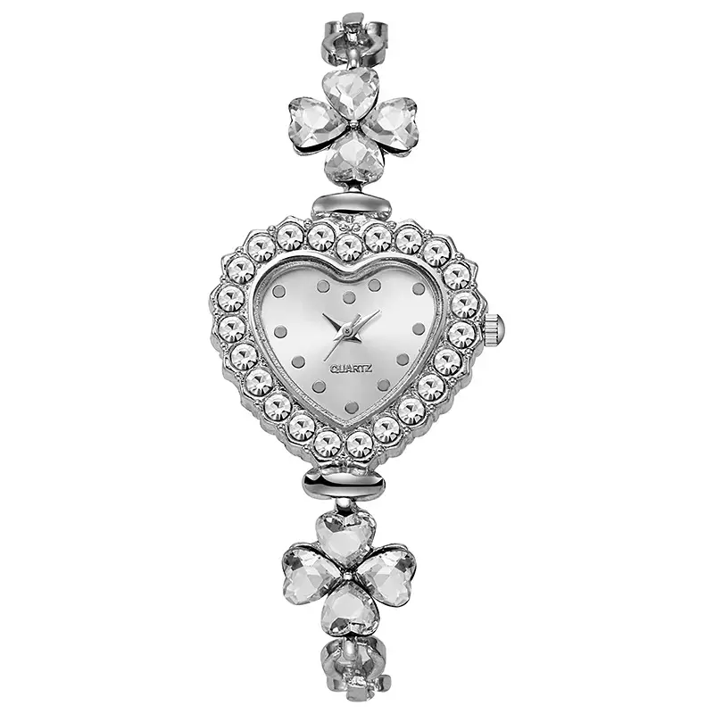 Heart Shaped Diamond Bracelet Watch for Women — feature 11