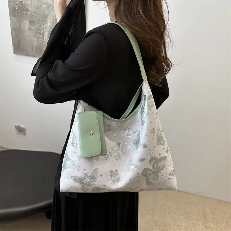 Printed Butterfly Women's Tote Bag 2025 Autumn - Image 6