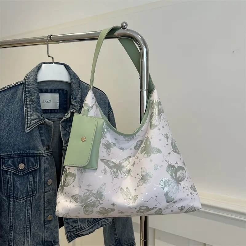 Printed Butterfly Women's Tote Bag 2025 Autumn - Image 4