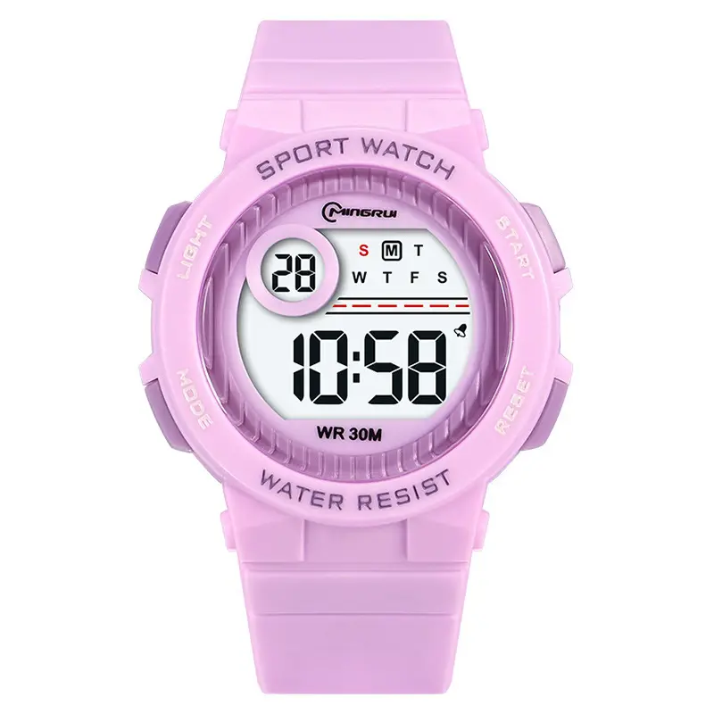 Pink Waterproof Digital Watch for Men Women - Image 14