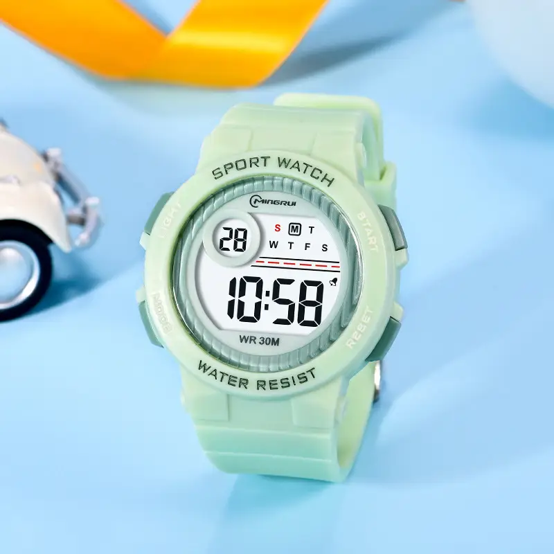 Pink Waterproof Digital Watch for Men Women - Image 2