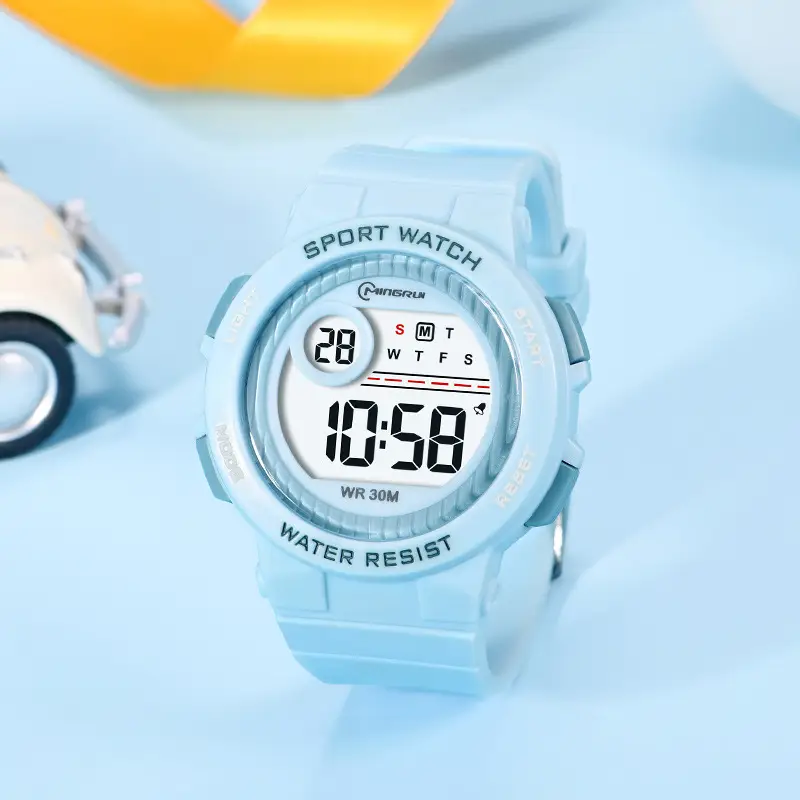 Pink Waterproof Digital Watch for Men Women - Image 6