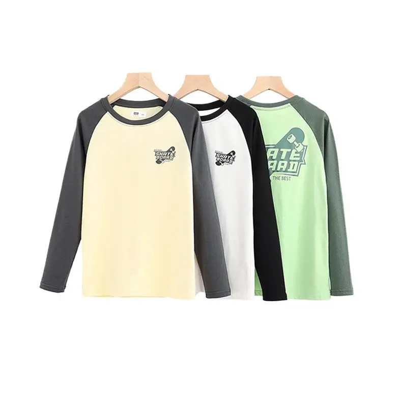 Kids Long Sleeve T-Shirt Cream Grey Baseball Cap Set - Image 8