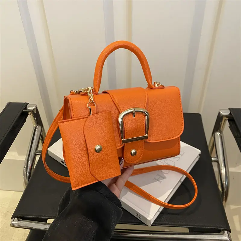 Candy Color Small Square Handbag Women's Crossbody - Image 10