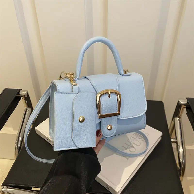 Candy Color Small Square Handbag Women's Crossbody - Image 11