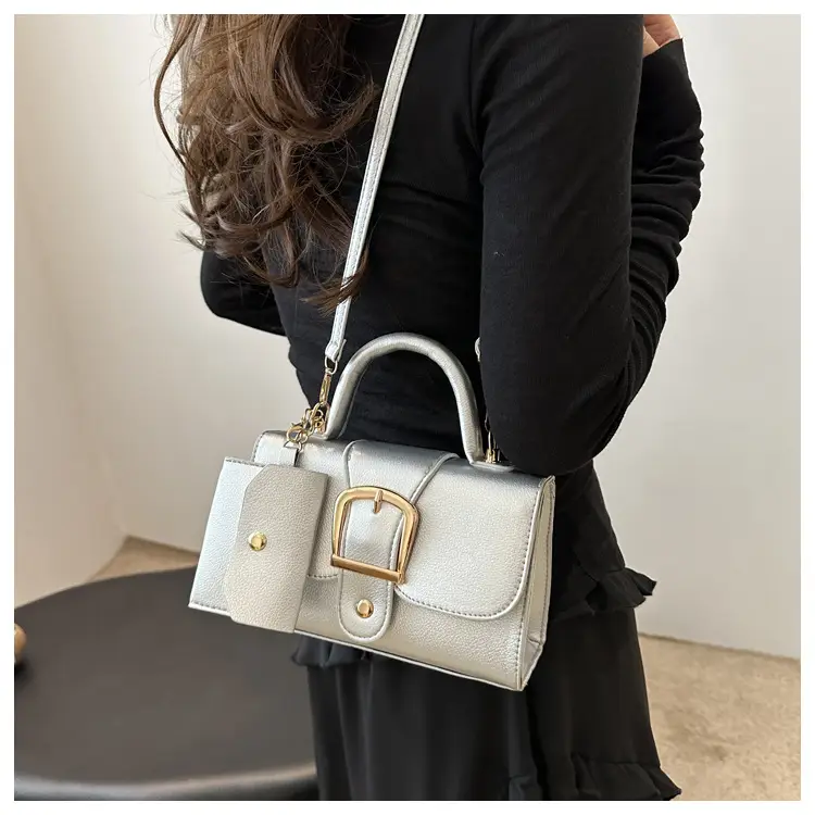 Candy Color Small Square Handbag Women's Crossbody — feature 10