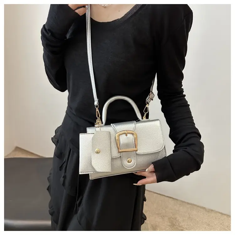 Candy Color Small Square Handbag Women's Crossbody — feature 11