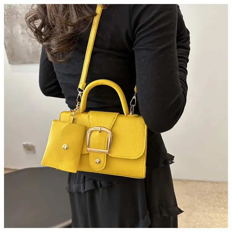 Candy Color Small Square Handbag Women's Crossbody — feature 12