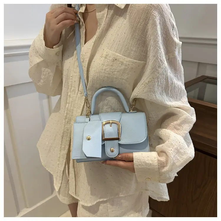 Candy Color Small Square Handbag Women's Crossbody — feature 17