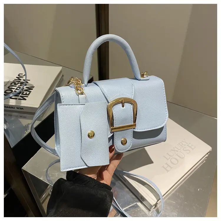 Candy Color Small Square Handbag Women's Crossbody — feature 23