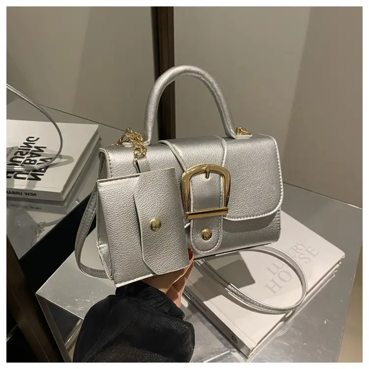 Candy Color Small Square Handbag Women's Crossbody — feature 24