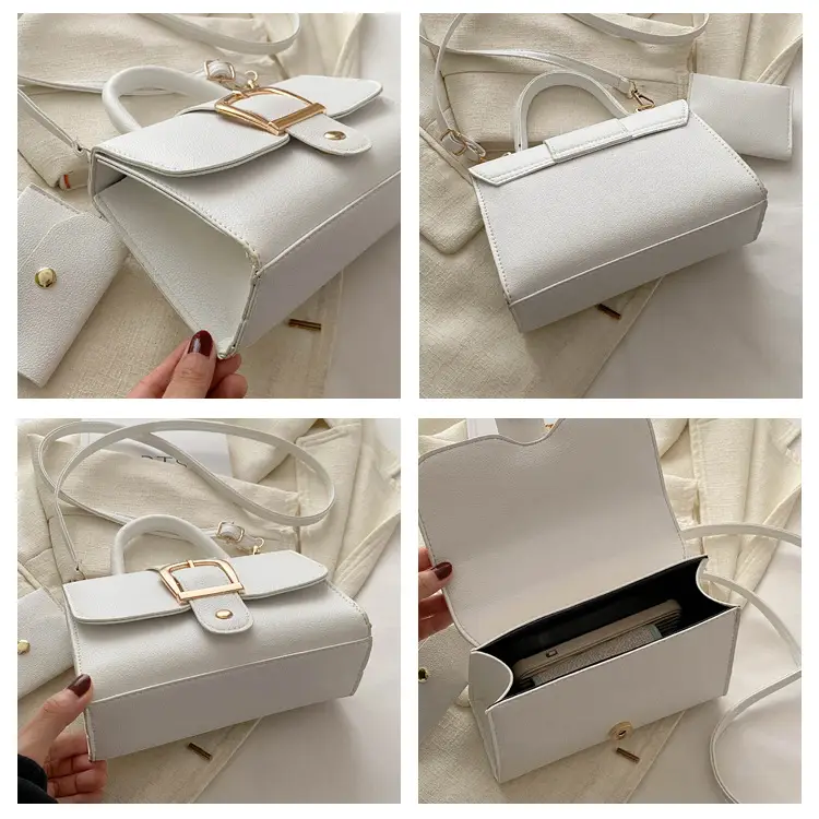 Candy Color Small Square Handbag Women's Crossbody — feature 7