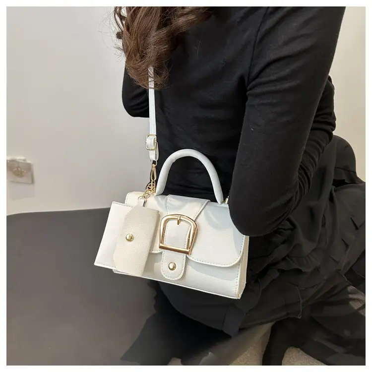 Candy Color Small Square Handbag Women's Crossbody — feature 8