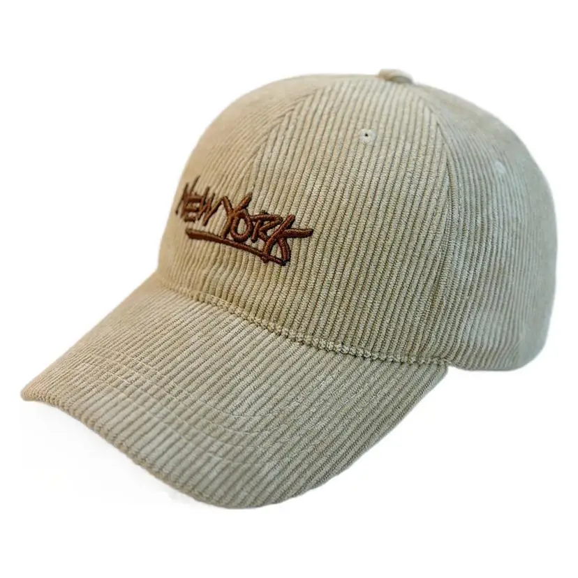 Winter Corduroy Baseball Cap Women Maroon Beige Blue