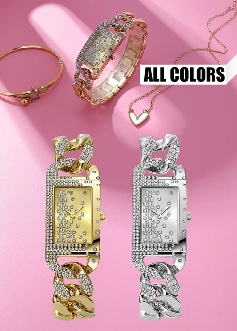 Women's Luxury Gold Diamond Quartz Watch — feature 12