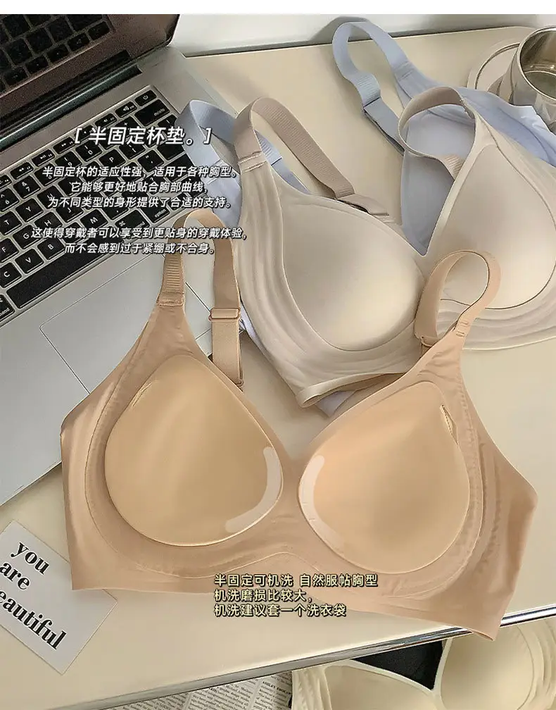 New Naked Jelly Seamless Lifting Plus Size Bra — feature 9
