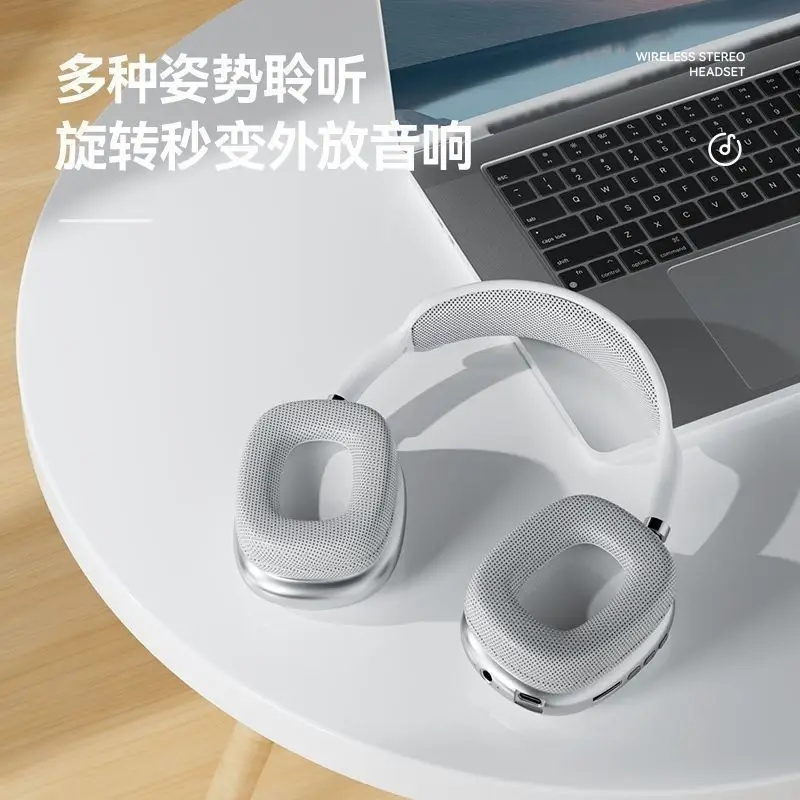 Wireless Bluetooth Headset with Ear Cuffs Pink Red — feature 2