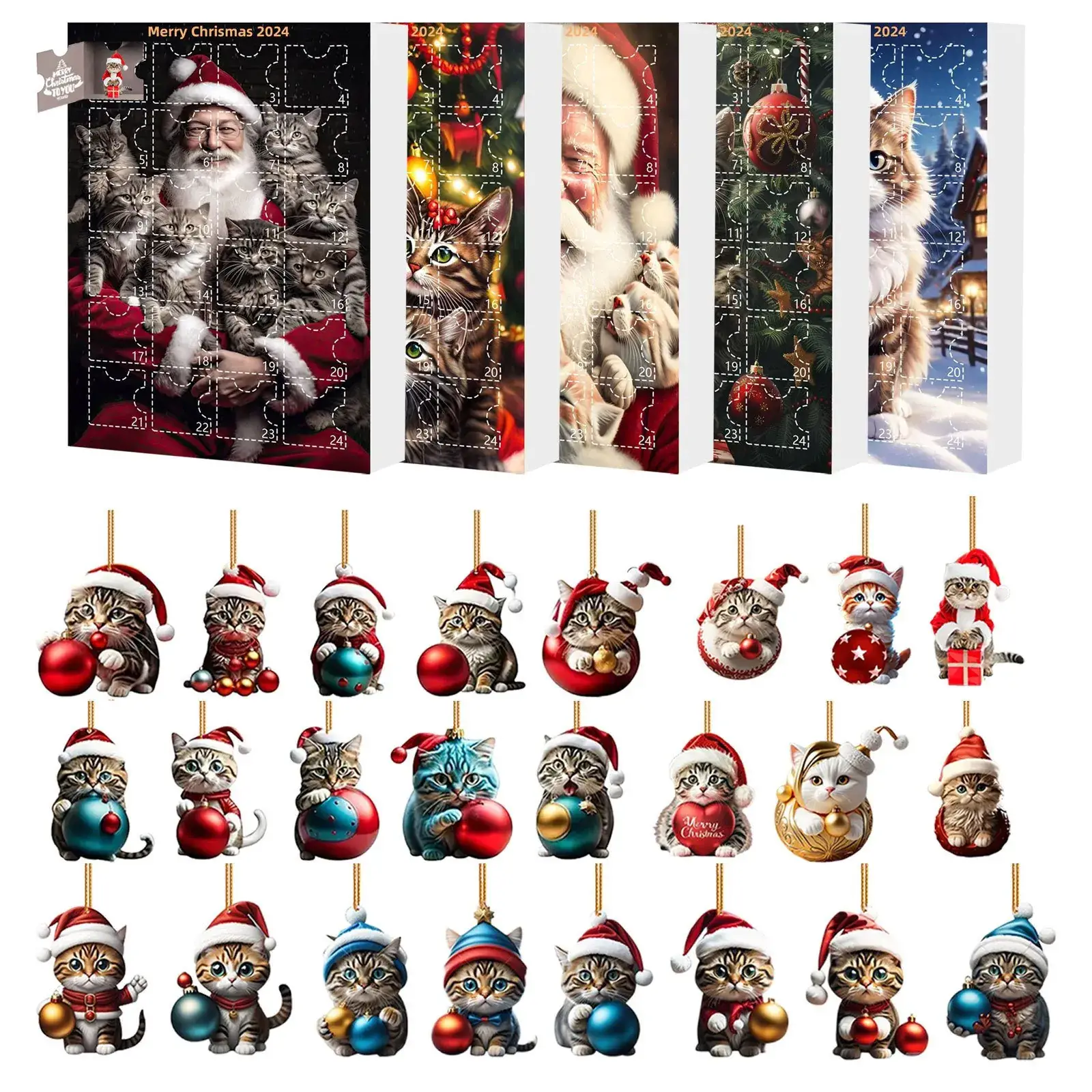 Christmas Blind Box Pet Acrylic Pendant - Image 10