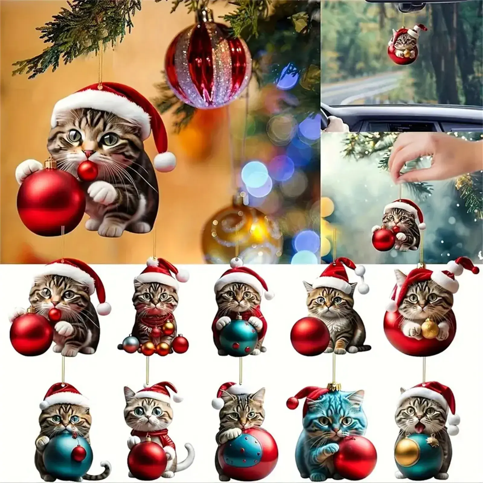 Christmas Blind Box Pet Acrylic Pendant - Image 11