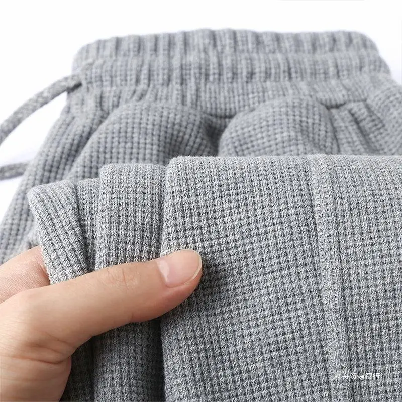 Men's Fleece Warm Pants Winter Warm Mid Waist - Image 11