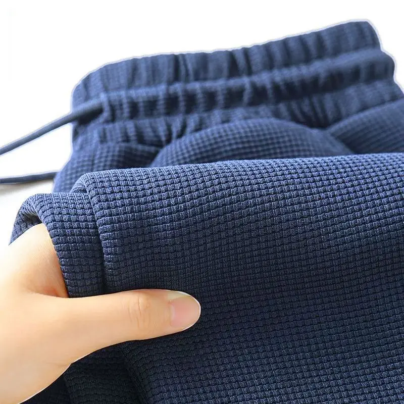 Men's Fleece Warm Pants Winter Warm Mid Waist - Image 2