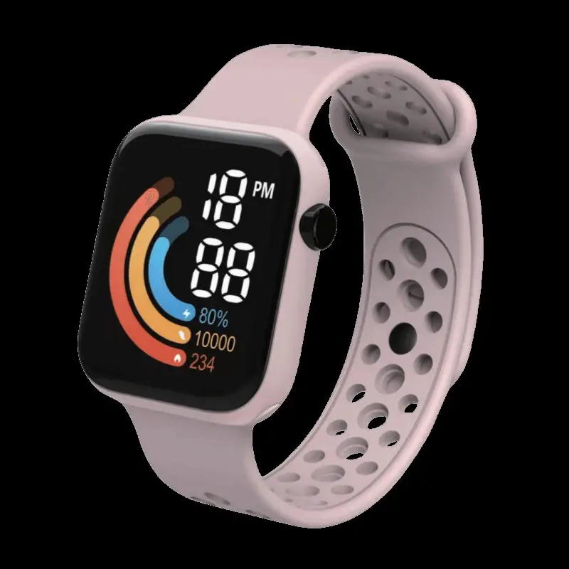Men's Red Rainbow LED Electronic Watch - Image 7