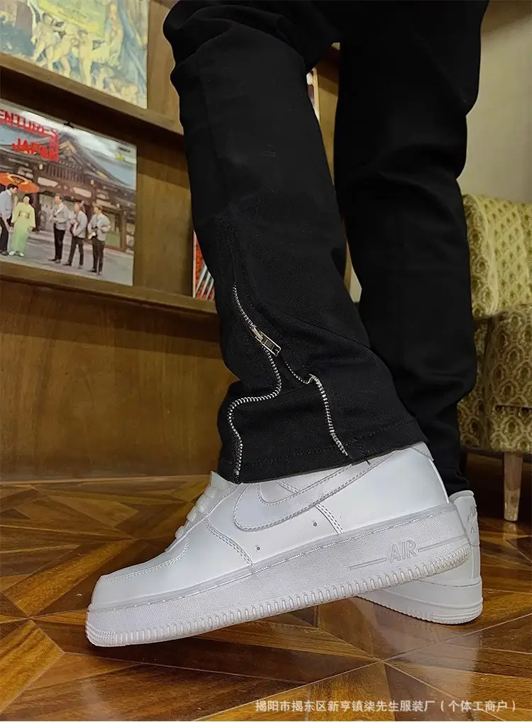Men's Pure White Stretch Slim Fit Jeans Summer — feature 11