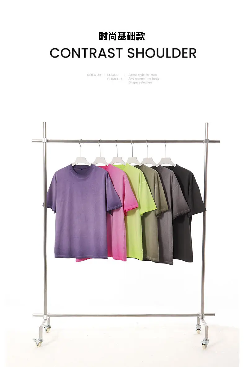 Men Cotton T-Shirt Gradient Wash 230g — feature 6