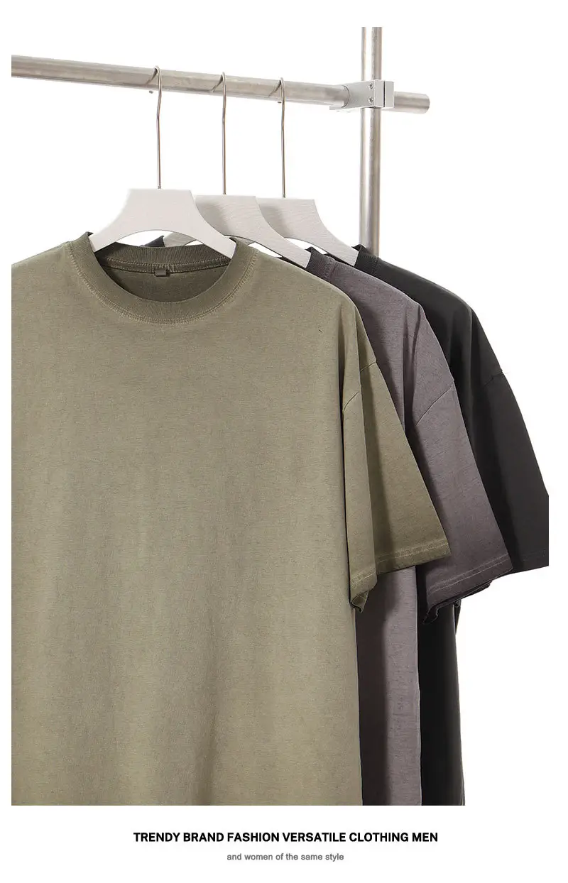 Men Cotton T-Shirt Gradient Wash 230g — feature 8