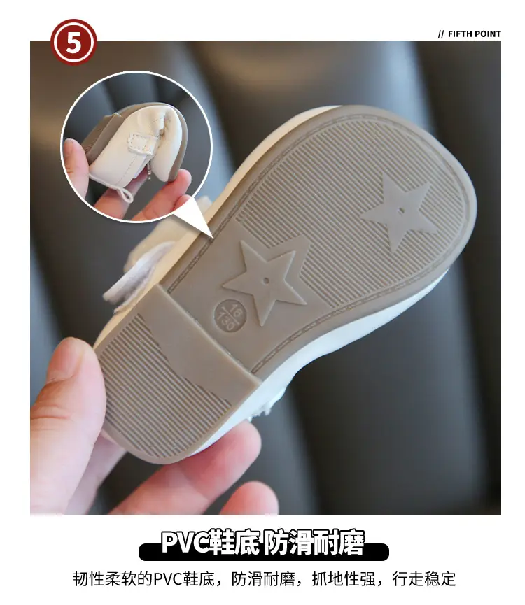 White Bow Baby Shoes for 1.5Yrs Soft Sole — feature 10