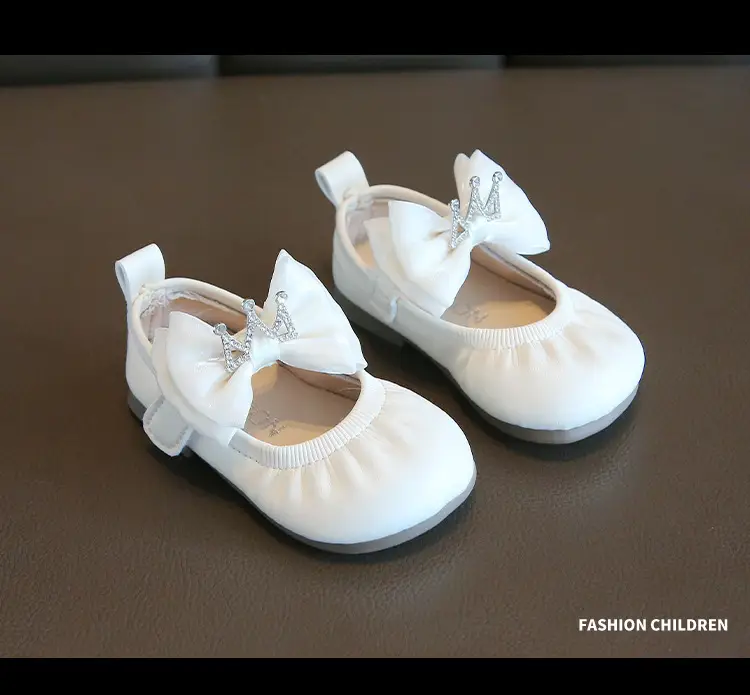White Bow Baby Shoes for 1.5Yrs Soft Sole — feature 11