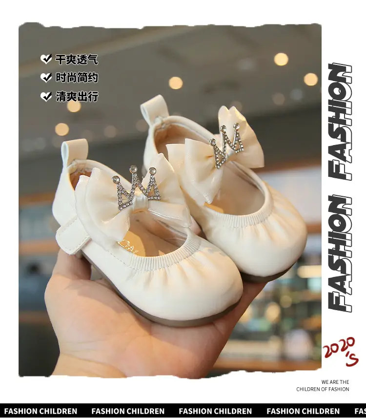 White Bow Baby Shoes for 1.5Yrs Soft Sole — feature 4