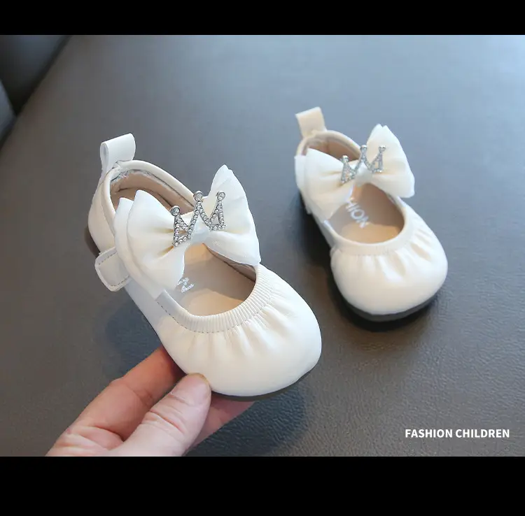 White Bow Baby Shoes for 1.5Yrs Soft Sole — feature 6