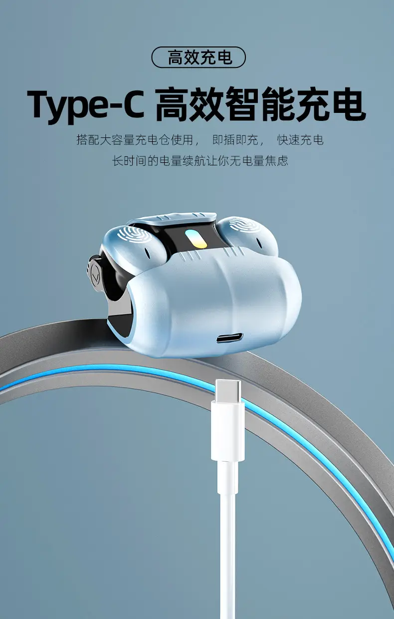 New As01 Ear Clip Bluetooth Headset Open-Type Wireless Bone Conduction Headset Non-In-Ear Over-Ear Type 2025 Headset — feature 13