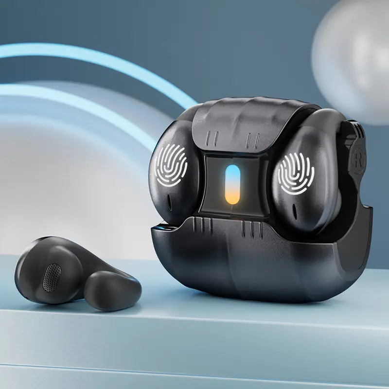 New As01 Ear Clip Bluetooth Headset Open-Type Wireless Bone Conduction Headset Non-In-Ear Over-Ear Type 2025 Headset