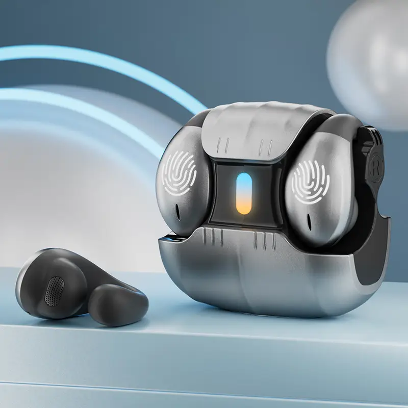 New As01 Ear Clip Bluetooth Headset Open-Type Wireless Bone Conduction Headset Non-In-Ear Over-Ear Type 2025 Headset