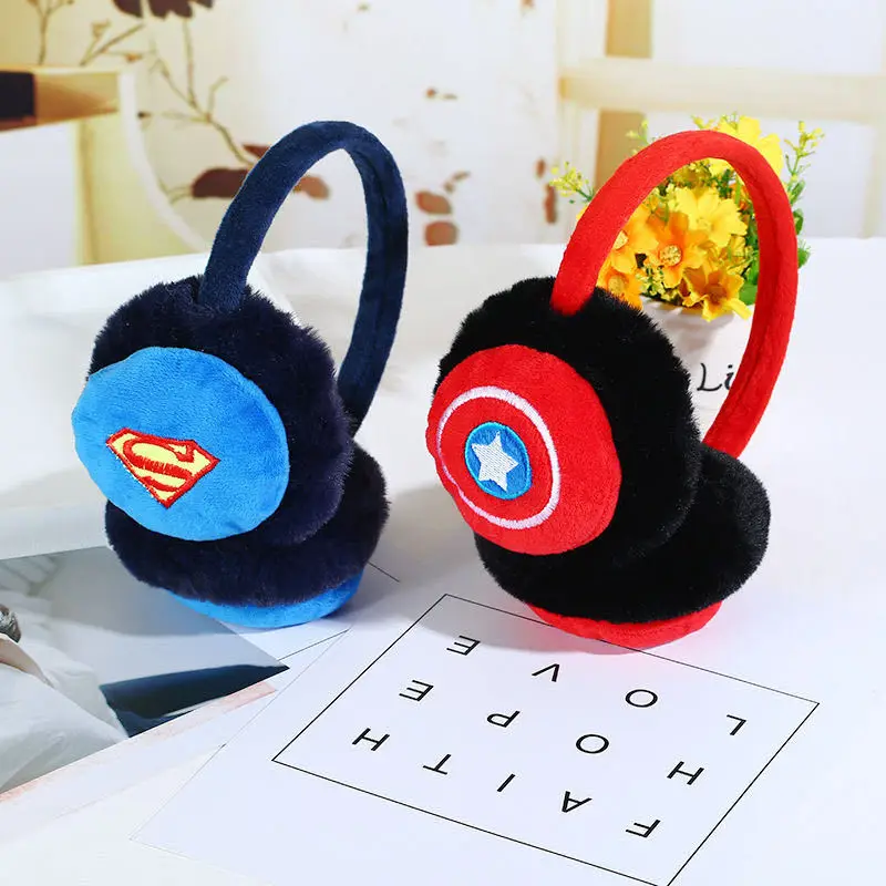 Factory direct children's earmuffs for large children's warm earmuffs adjustable earmuffs for men and women students plush earmuffs cartoon