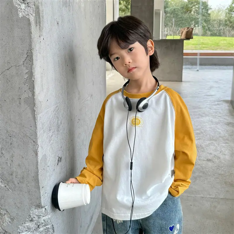 Haima Boys Raglan Sleeve T-Shirt Grey 1980s
