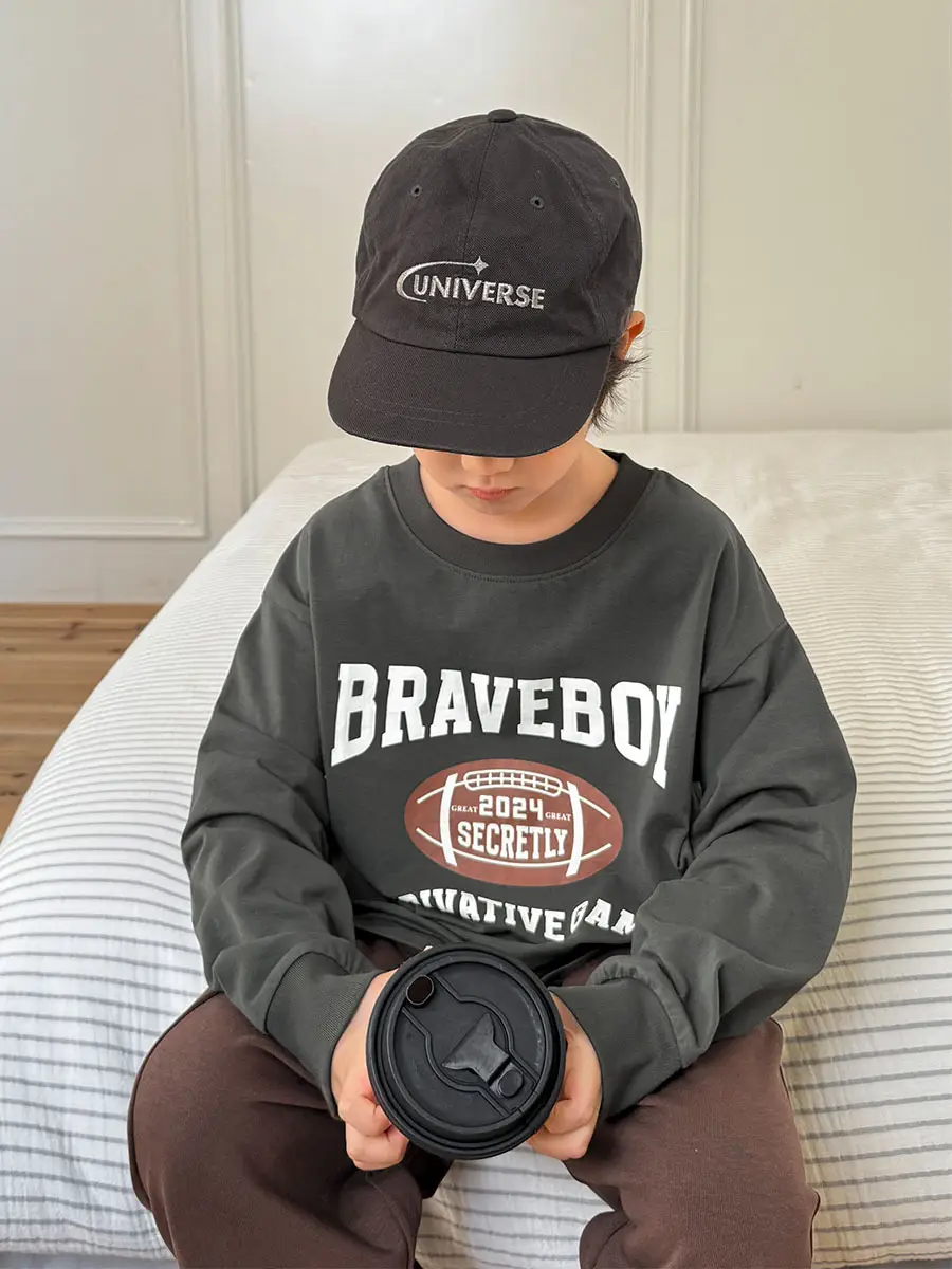 Boys Printed Long Sleeve T-Shirt Brave Boy 2026 - Image 8