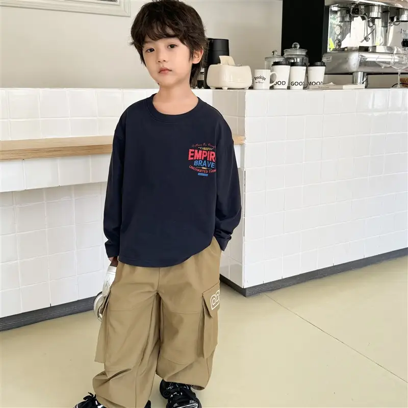 Boys Printed Long Sleeve T-Shirt Brave Boy 2026 - Image 4
