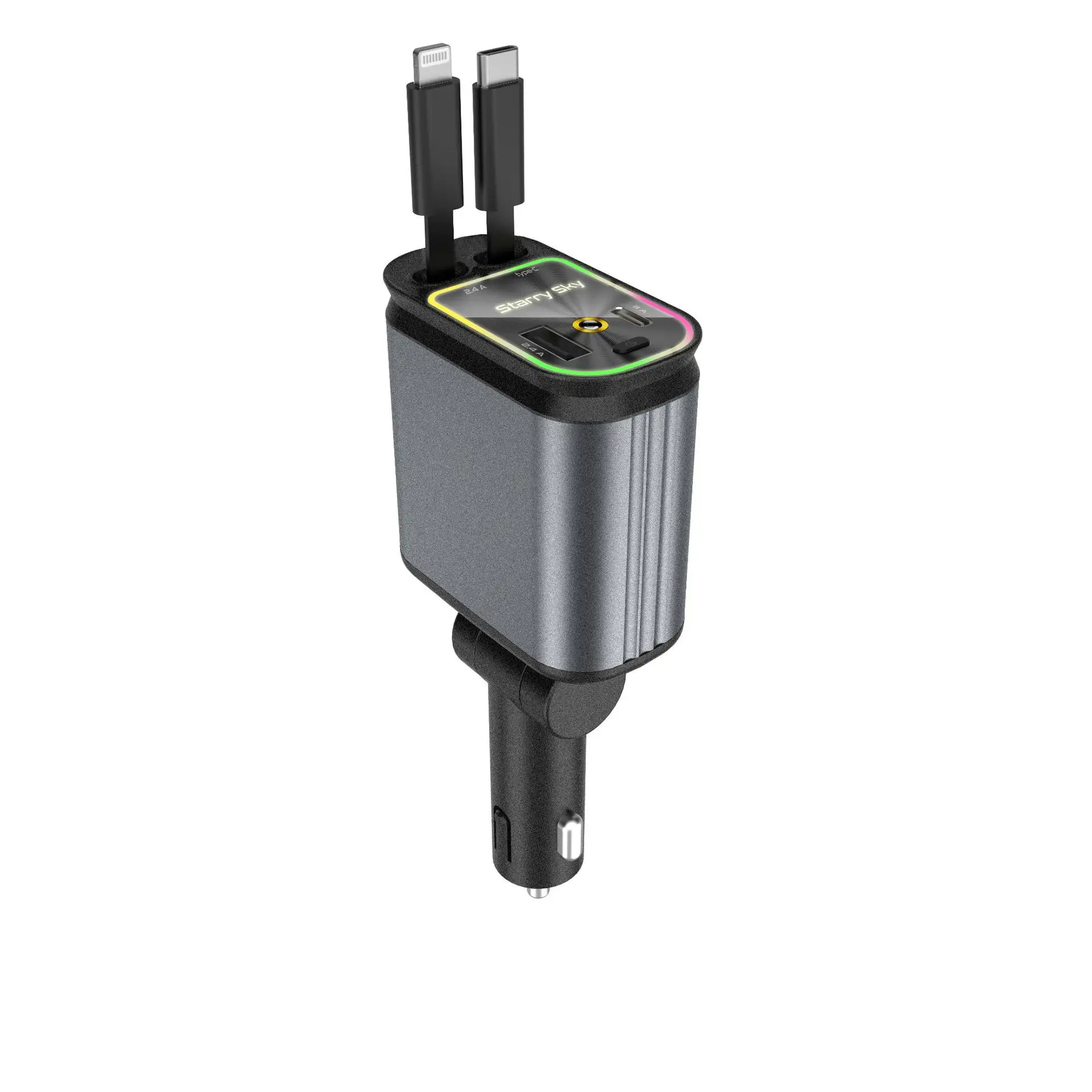 Dual Cable Charger with Starry Light & Projection Lamp - Image 7