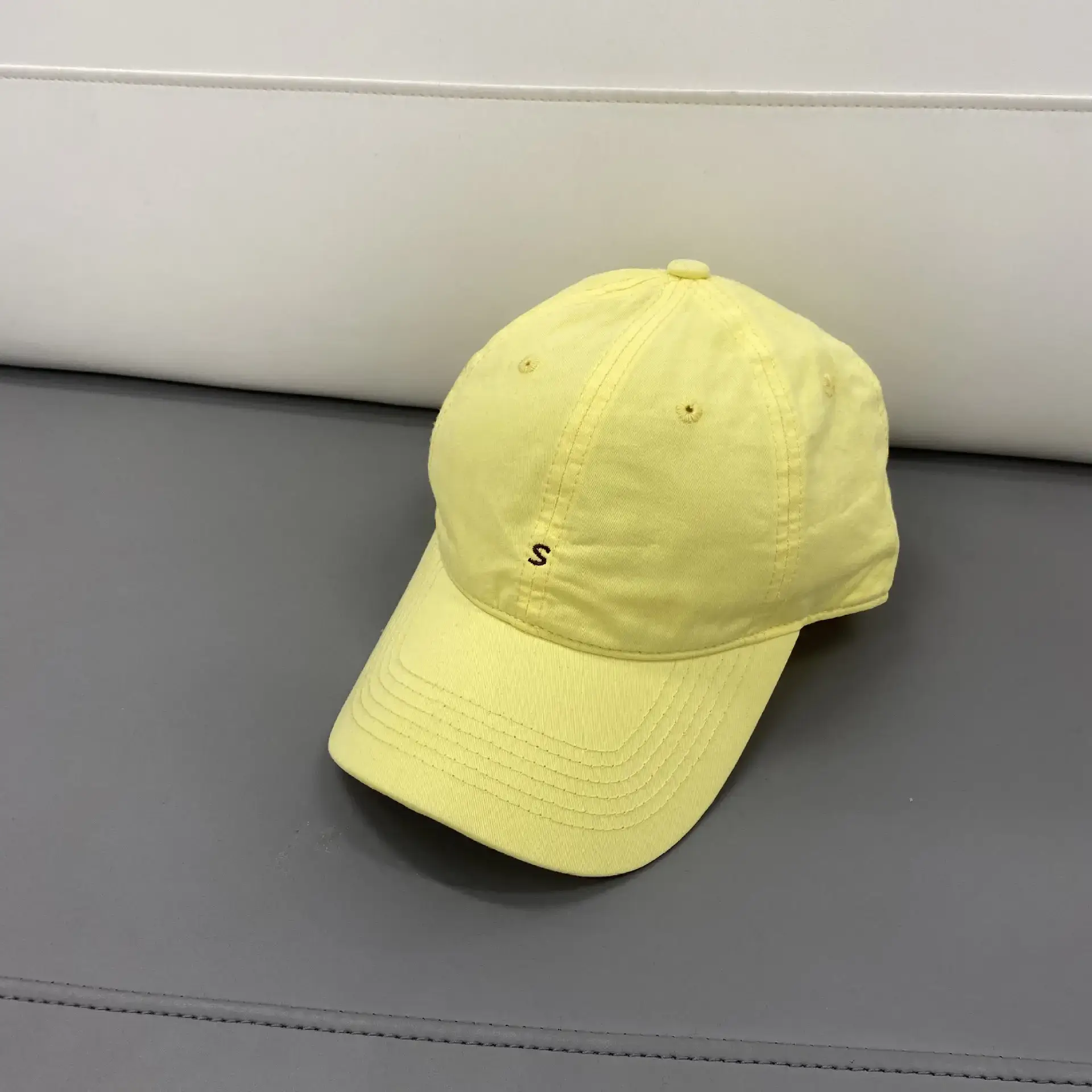 Japanese & Korean Style Small Letter Embroidered Baseball Caps for Women & Men