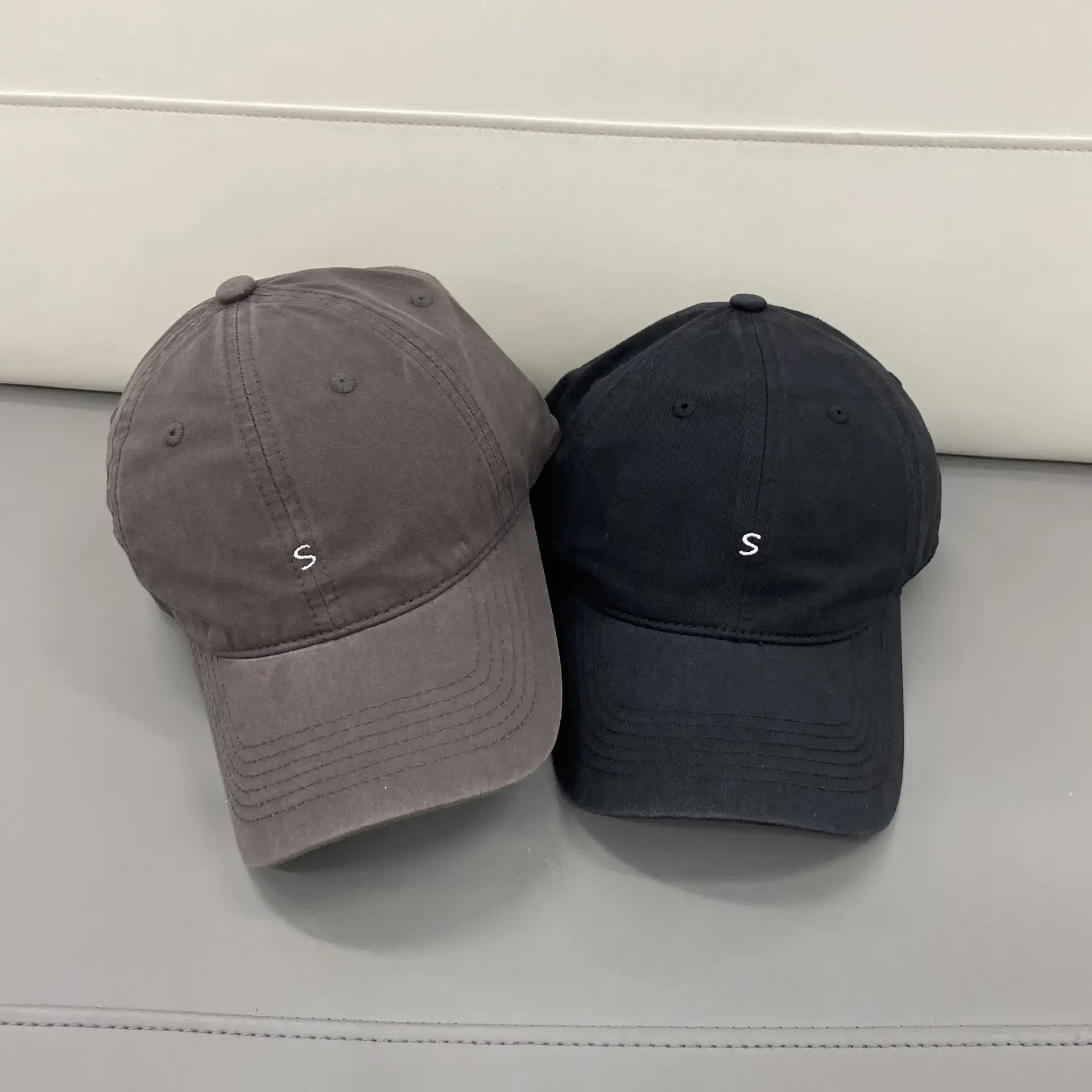 Japanese & Korean Style Small Letter Embroidered Baseball Caps for Women & Men — feature 3