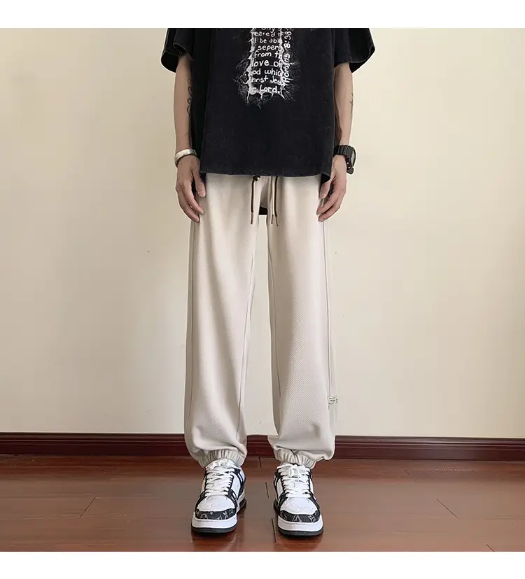 Men Grey Sweatpants 2024 Nine Point Strap — feature 22